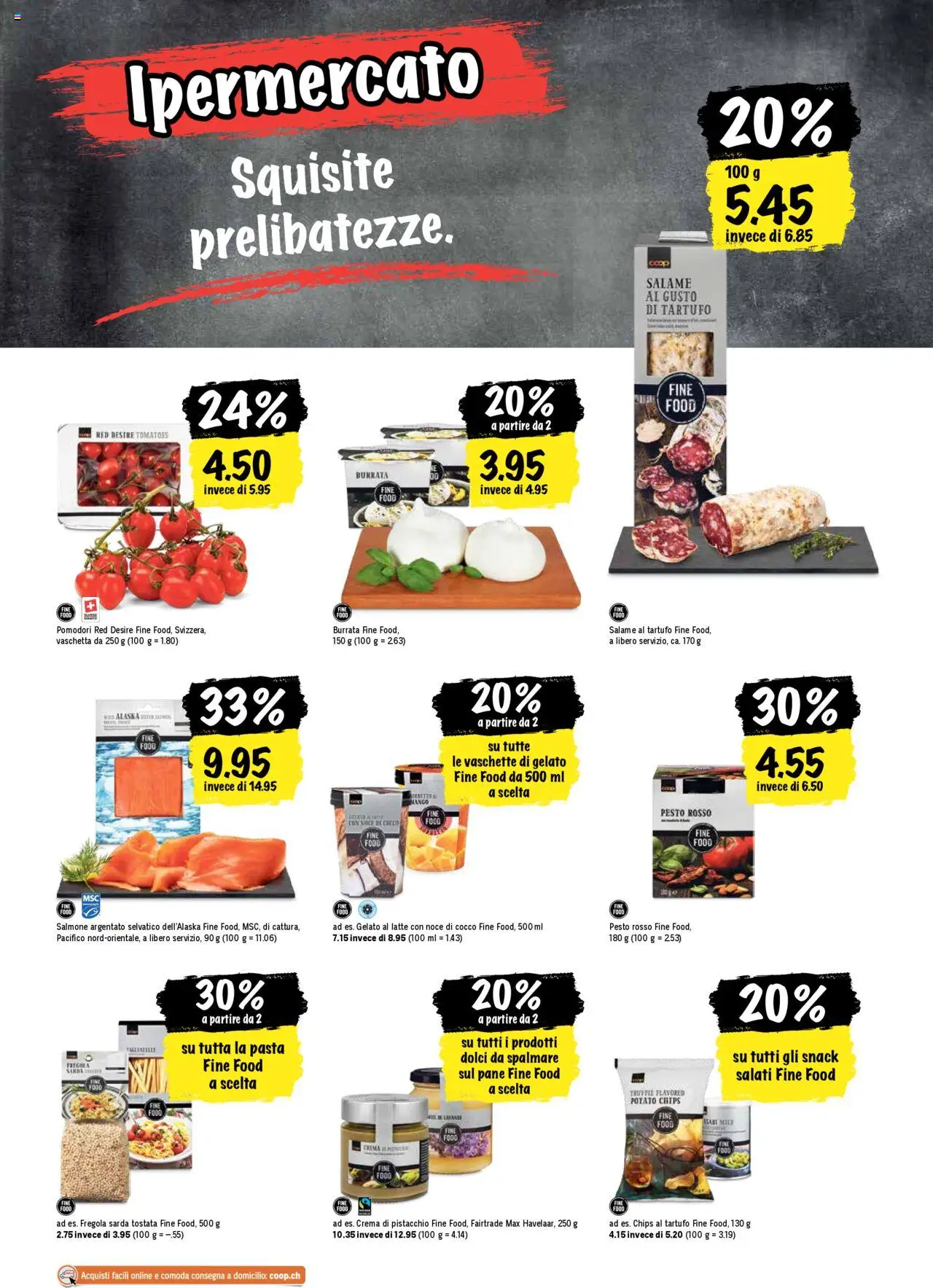 Coop - Una settimana di azioni ab 24.07.2025 | Seite: 23 | Produkte: Pane, Salami, Pasta, Chips