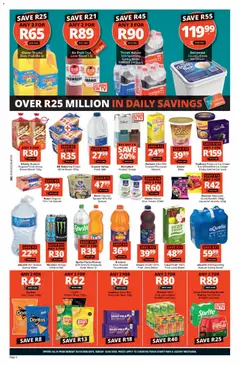 Checkers specials catalogue – valid from 20.04.2026 | Page: 4 | Products: Custard, Squash, Bread, Fruit