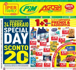 Anteprima del volantino Volantino PIM Supermercati	 valido a partire dal 13.02.2026