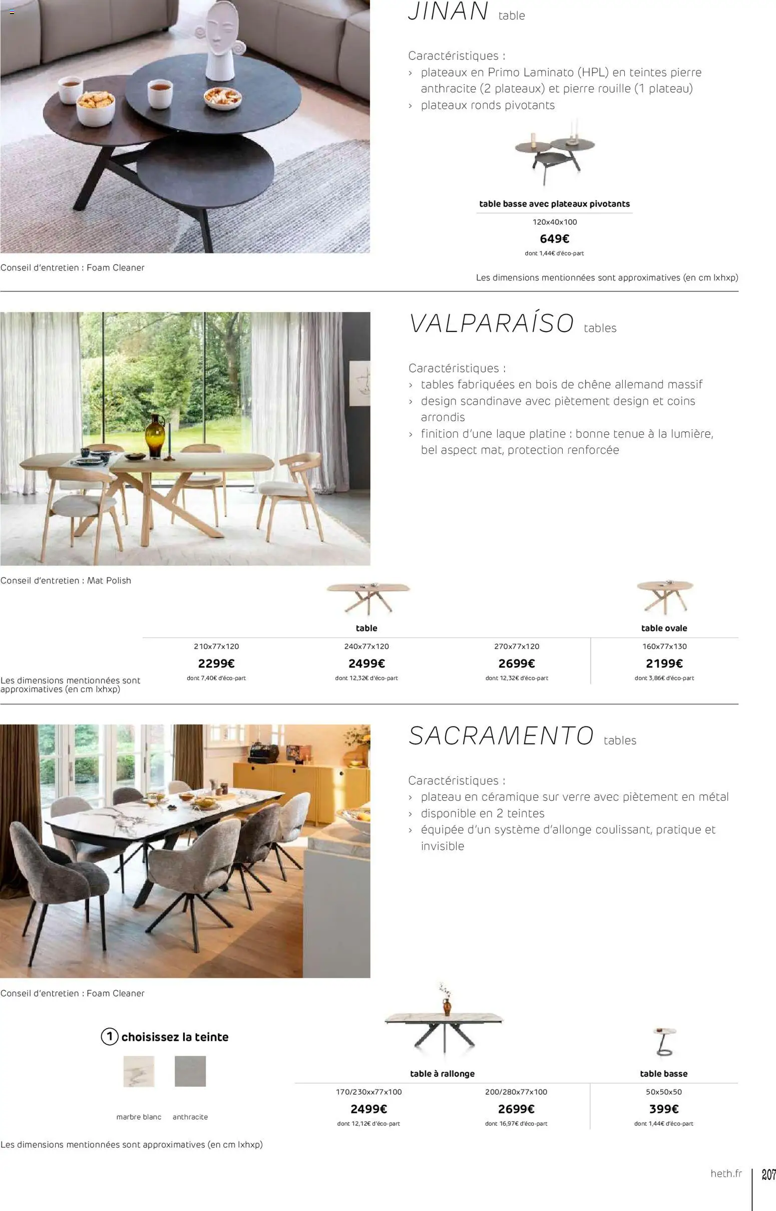 {H1} | Page: 207 | Produits: Plateau, Table basse, Laque, Table