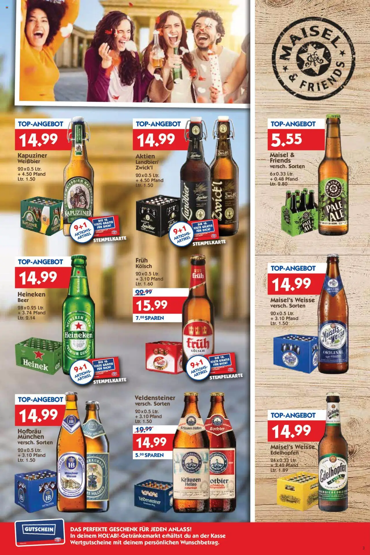 HOL’AB! Prospekt 	 – gültig ab 29.09.2025 | Seite: 3 | Produkte: Weißbier, Heineken