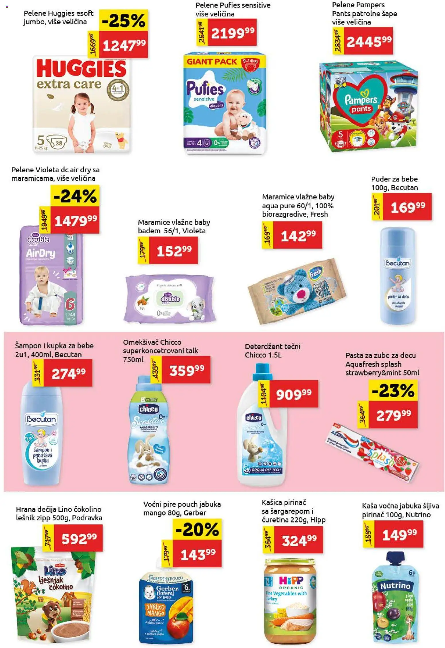 SuperVERO katalog - važi od 08.01.2026 | Strana: 22 | Proizvode: Deterdžent, Pampers, Badem, Mango