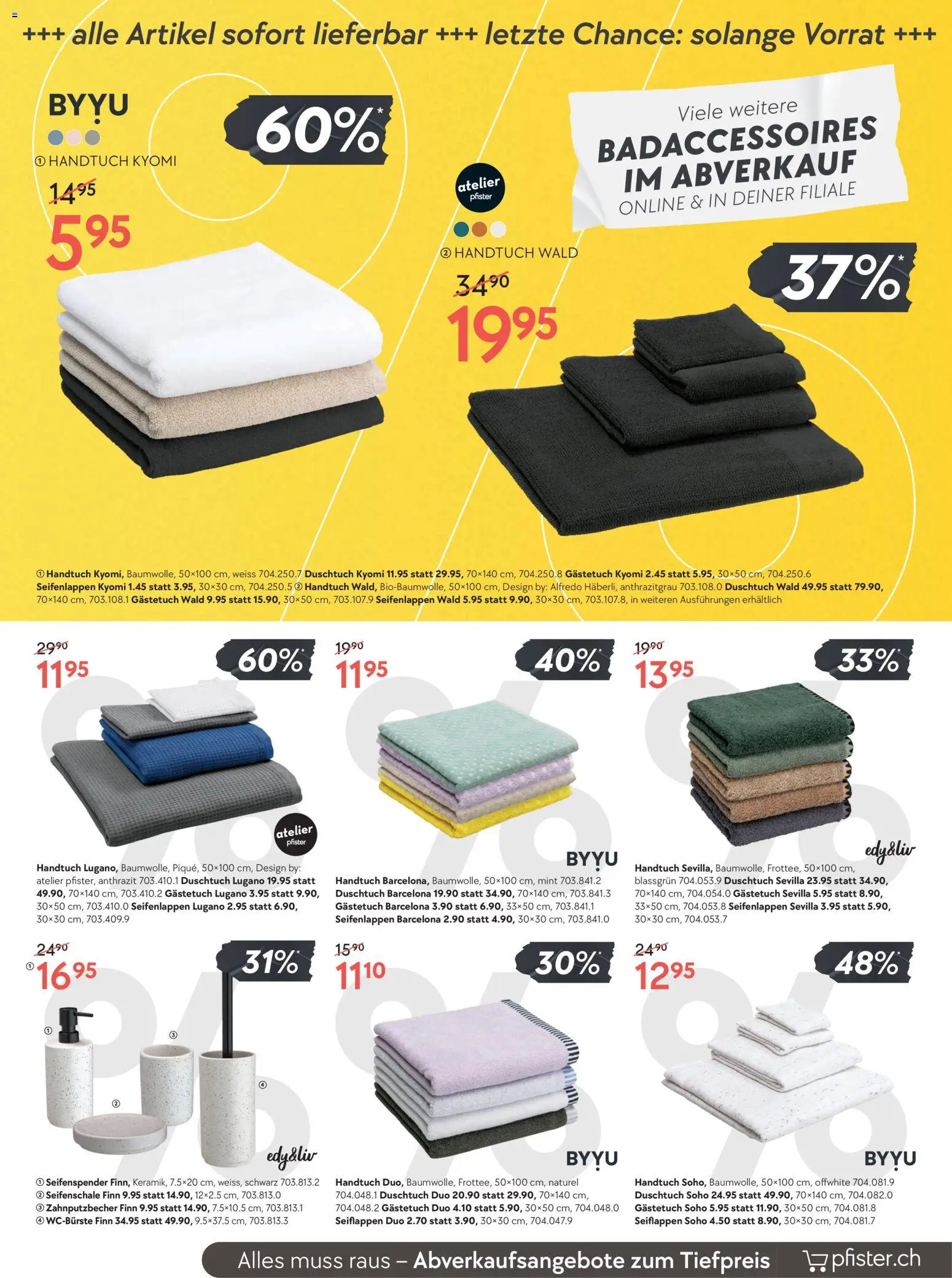 Pfister Aktionen – gültig ab 27.01.2026 | Seite: 11 | Produkte: Seifenspender