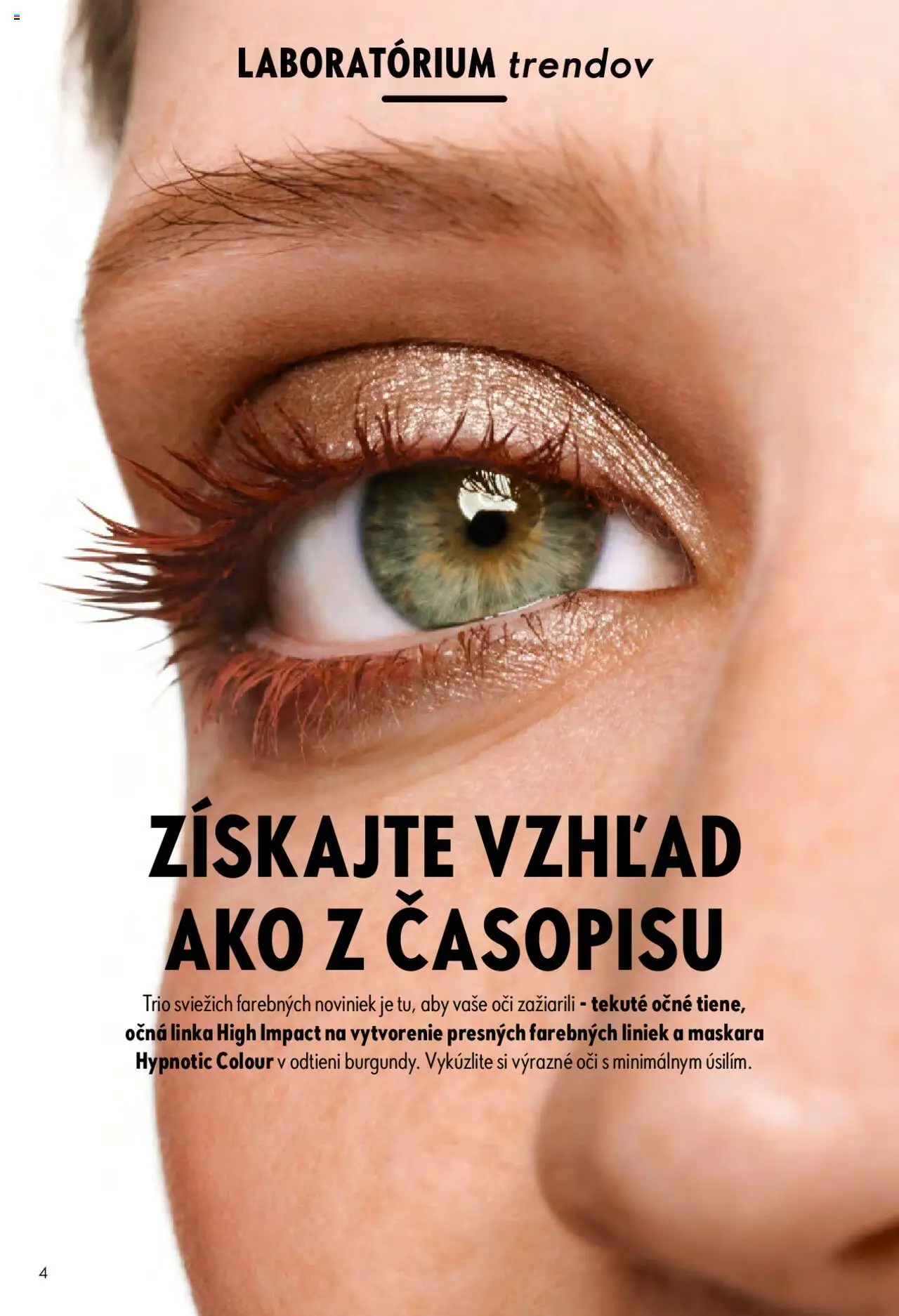 Katalóg Oriflame 13 2025 │ platný od 07.09.2025 | Strana: 4 | Produkty: Očná linka