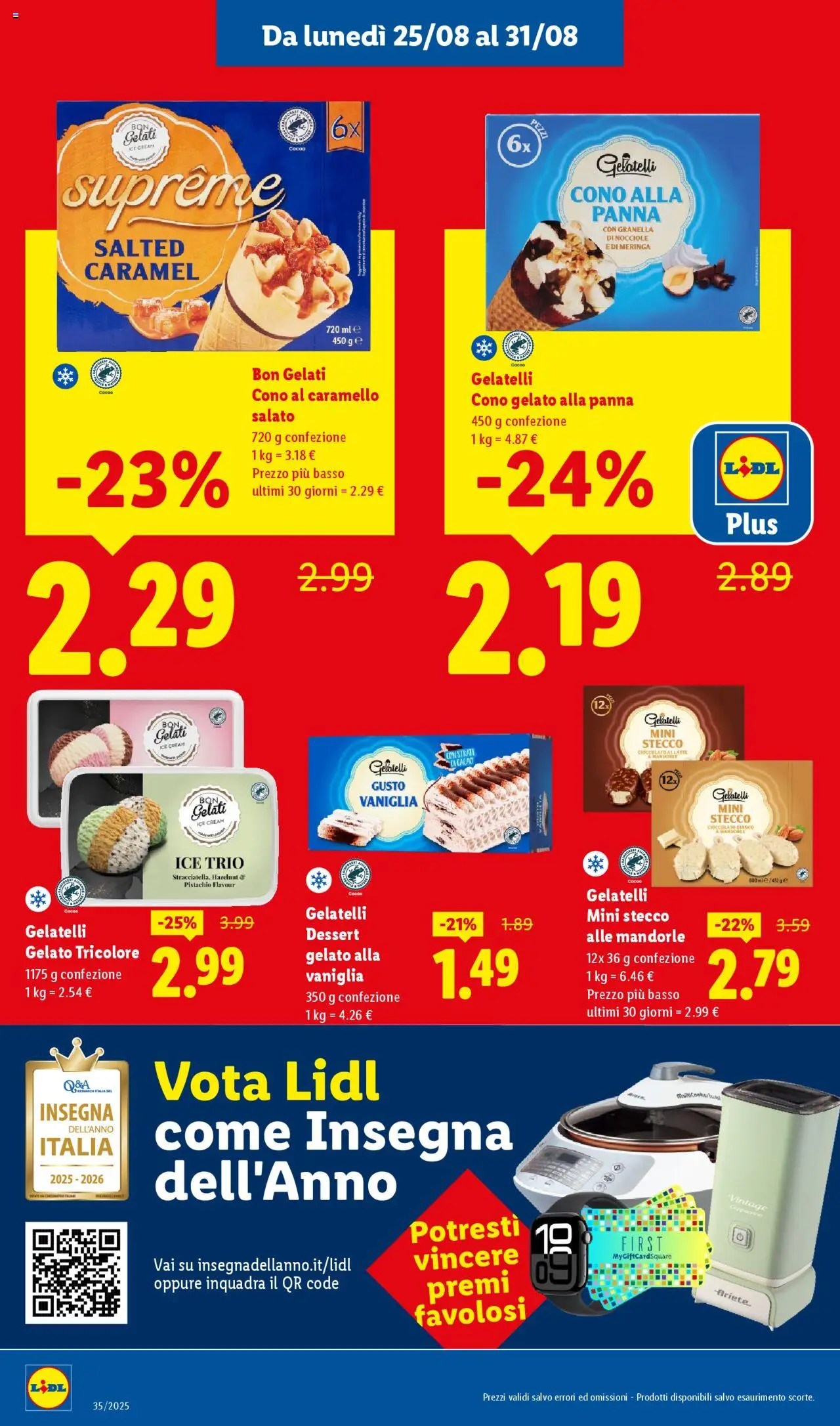 Volantino Lidl del 25.08.2025 | Pagina: 12 | Prodotti: Cioccolato, Panna, Latte, Cacao