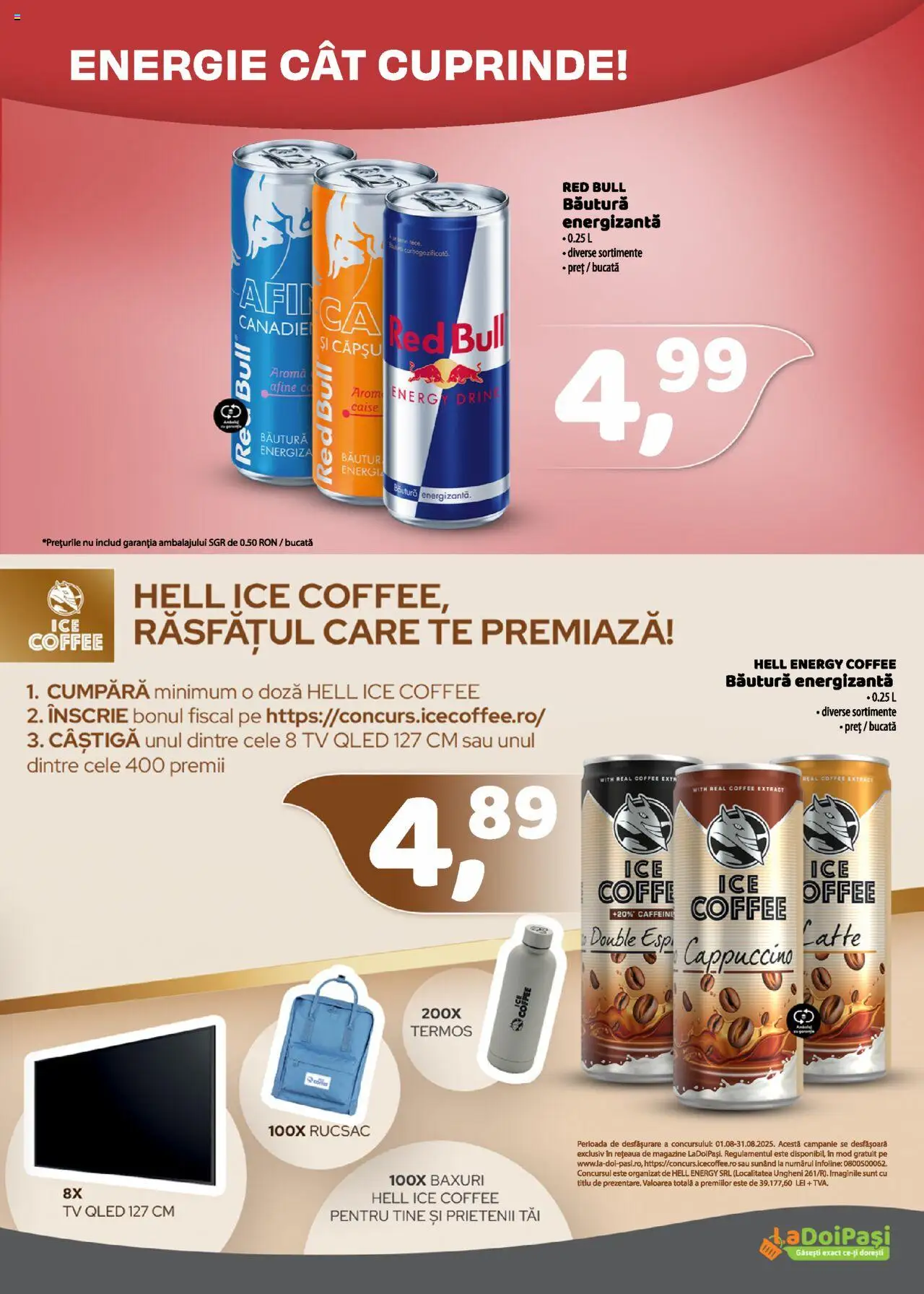 Catalog LaDoiPași – valabil de la 01.08.2025 | Pagină: 6 | Produse: Termos, Băutură energizantă, Ahtapot, Rucsac