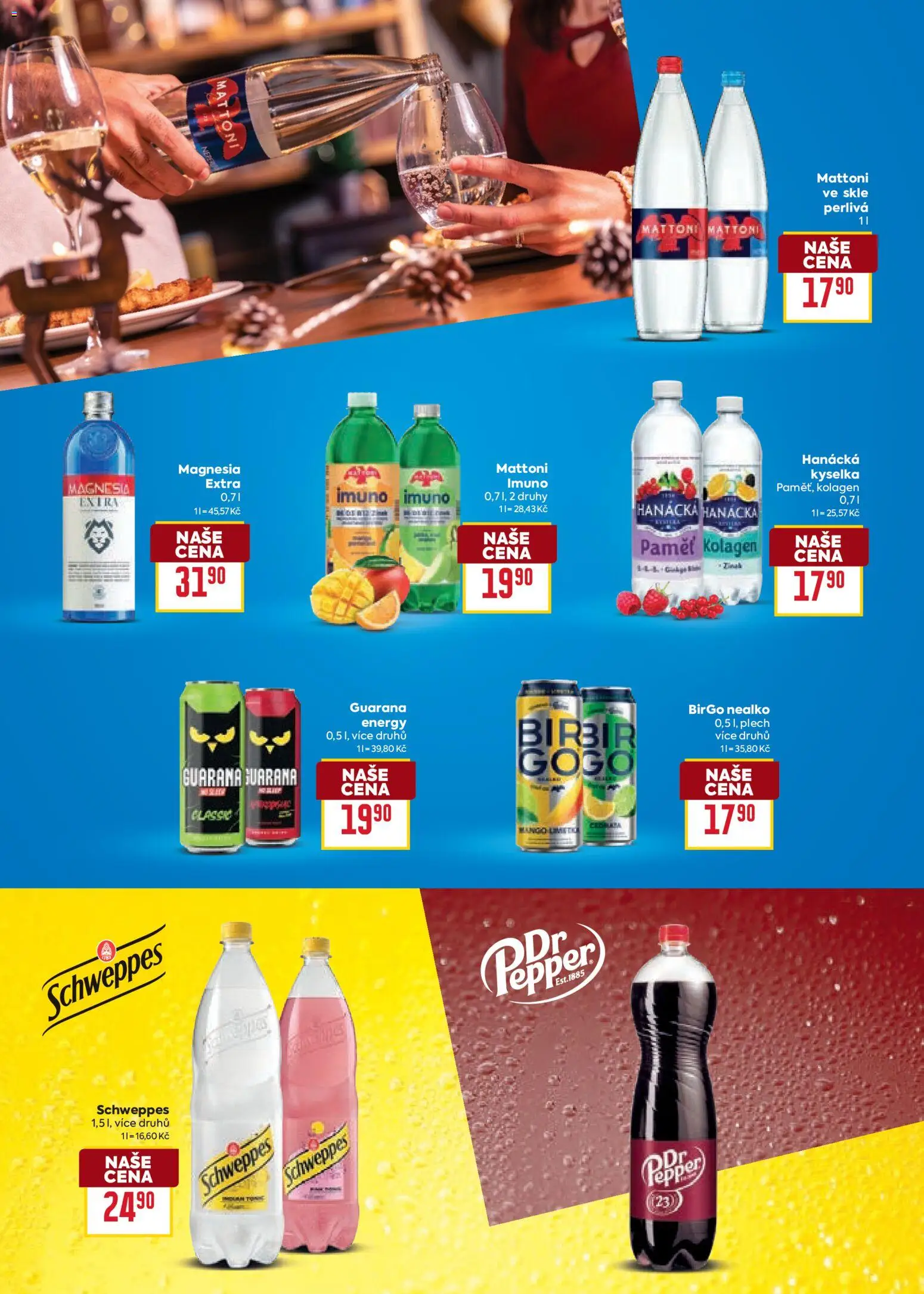 Billa leták - Partneři od 19.11.2025 | Strana: 25 | Produkty: Mattoni, Magnesia, Plech, Kolagen