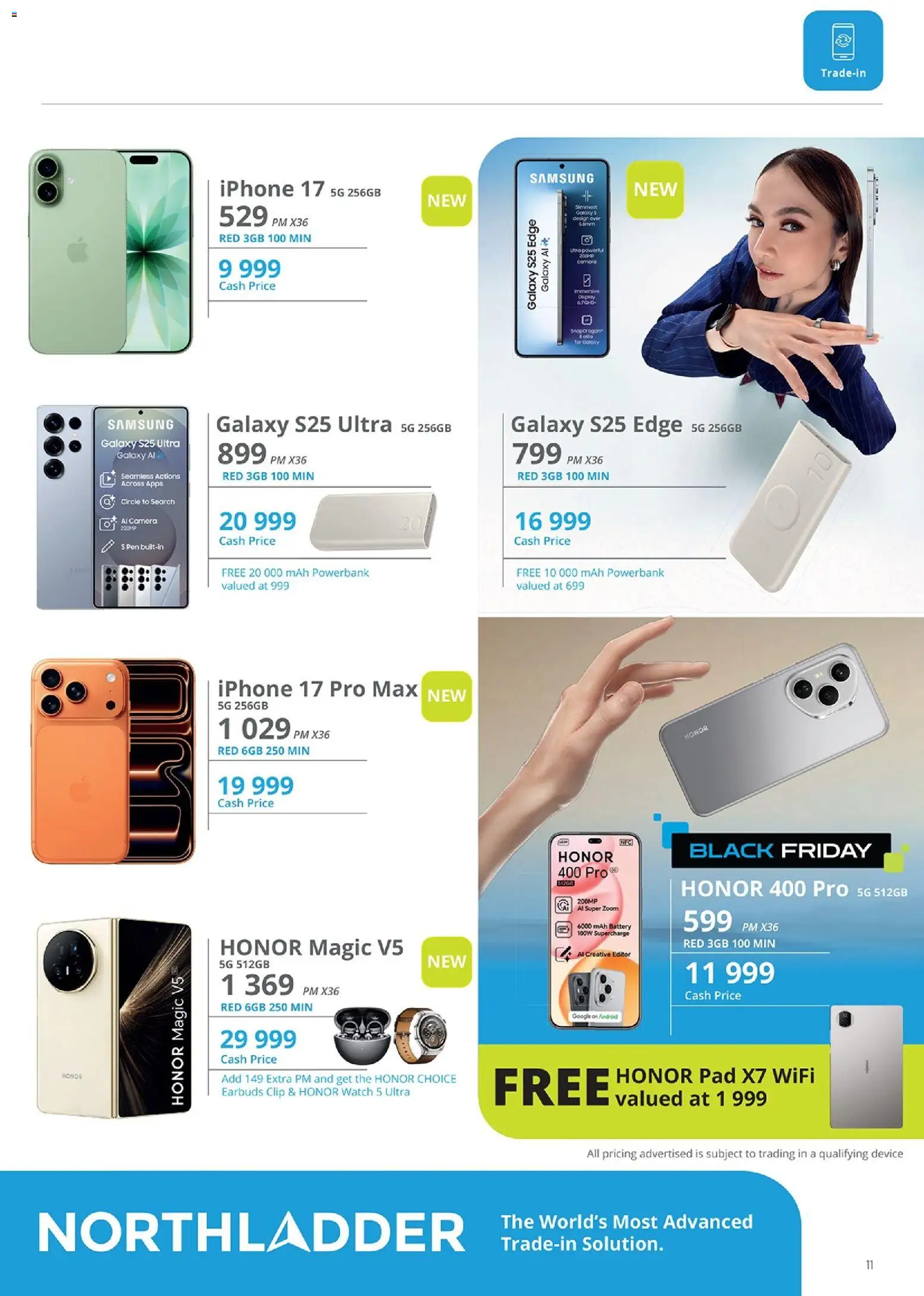 New Cellucity catalogue – valid from 07.11.2025 | Page: 11 | Products: Watch, Earbuds, Camera, Battery