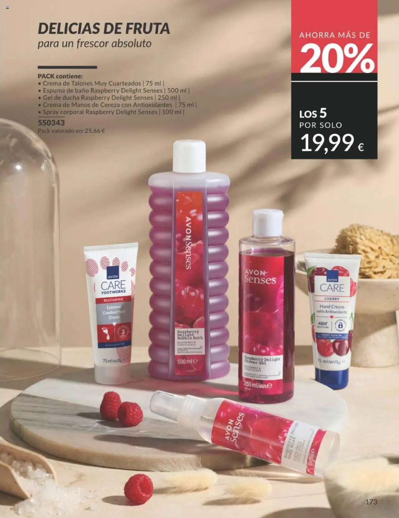 Catálogo AVON campaña 7 │ válido desde el 01.07.2025 | Página: 173 | Productos: Crema de manos, Gel de ducha, Espuma de baño, Baño