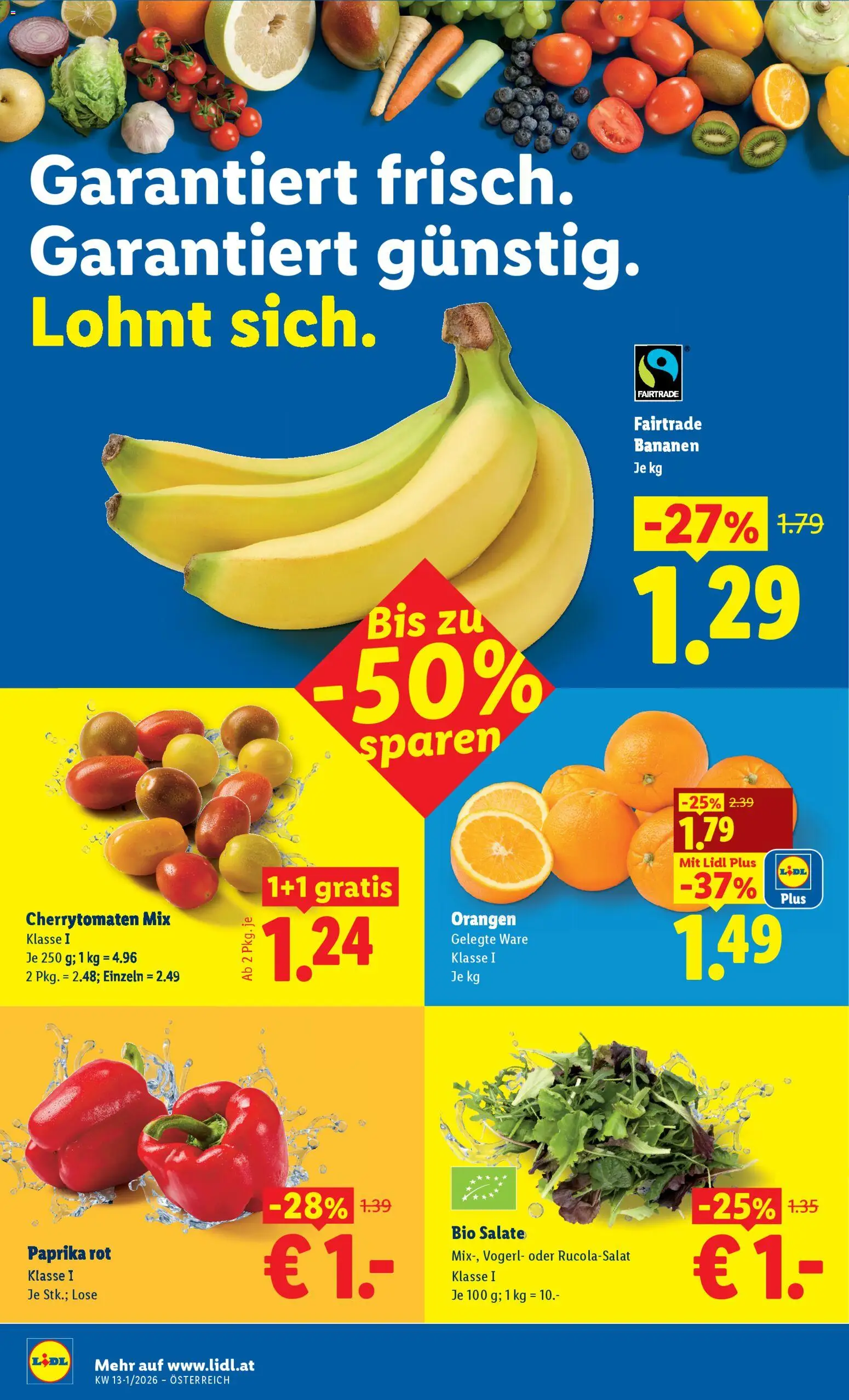 Lidl Flugblatt - Dornbirn, Feldkirch, Graz gültig ab 19.03.2026 | Seite: 37 | Produkte: Orangen, Bananen