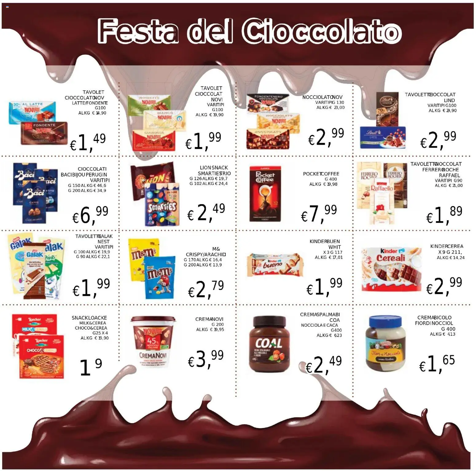 Volantino Coal del 23.10.2025 | Pagina: 17 | Prodotti: Cioccolato, Cereali, Latte