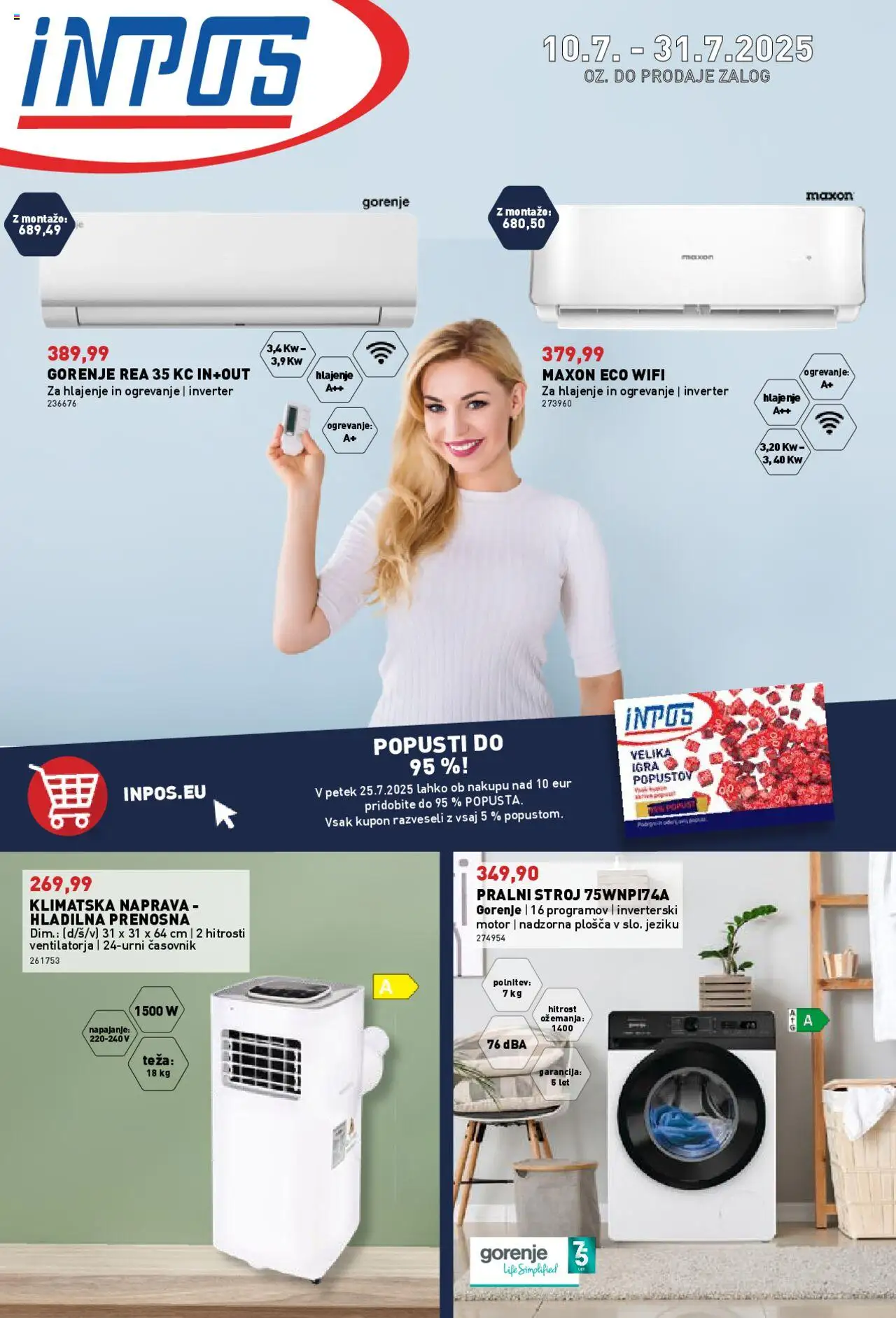 Inpos katalog │ velja od 10.07.2025 | Stran: 1 | Izdelki: Igra, Pralni stroj, Teza, Časovnik
