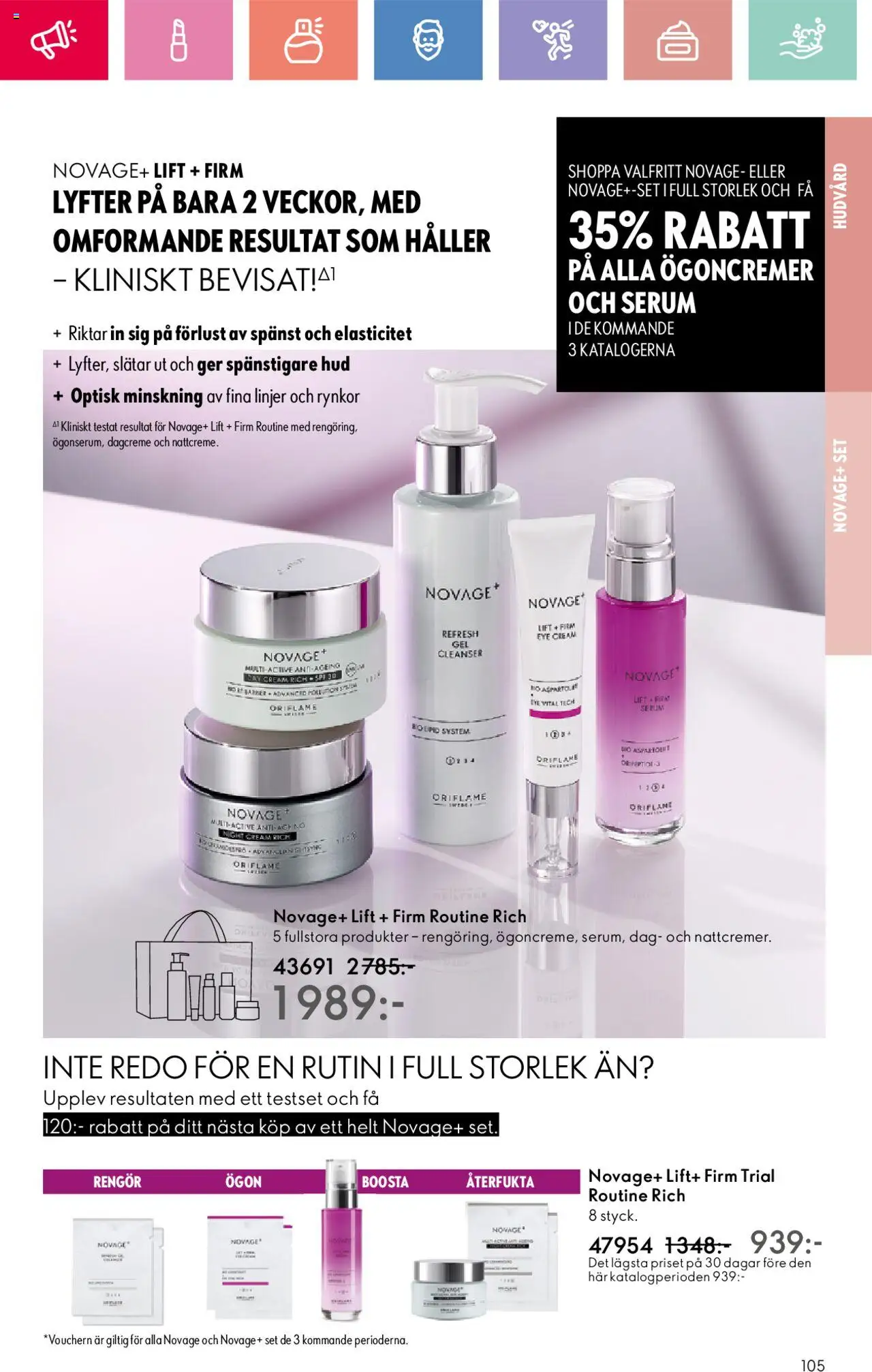 Oriflame reklamblad aktuell från 01.06.2025 | Sida: 105 | Produkter: Set, Serum