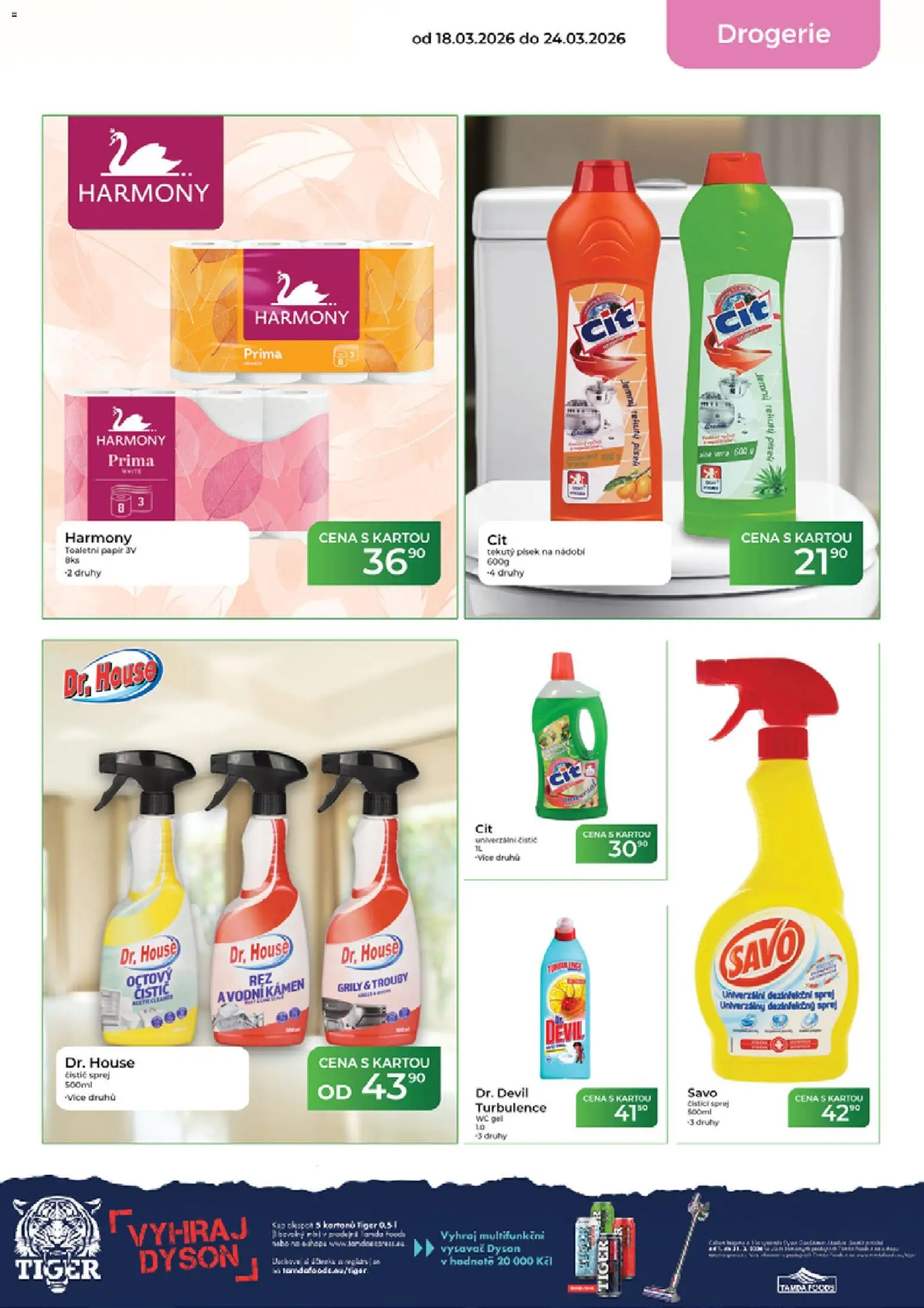 Tamda Foods leták od 18.03.2026 | Strana: 53 | Produkty: Tiger, Savo, Vysavač, Wc