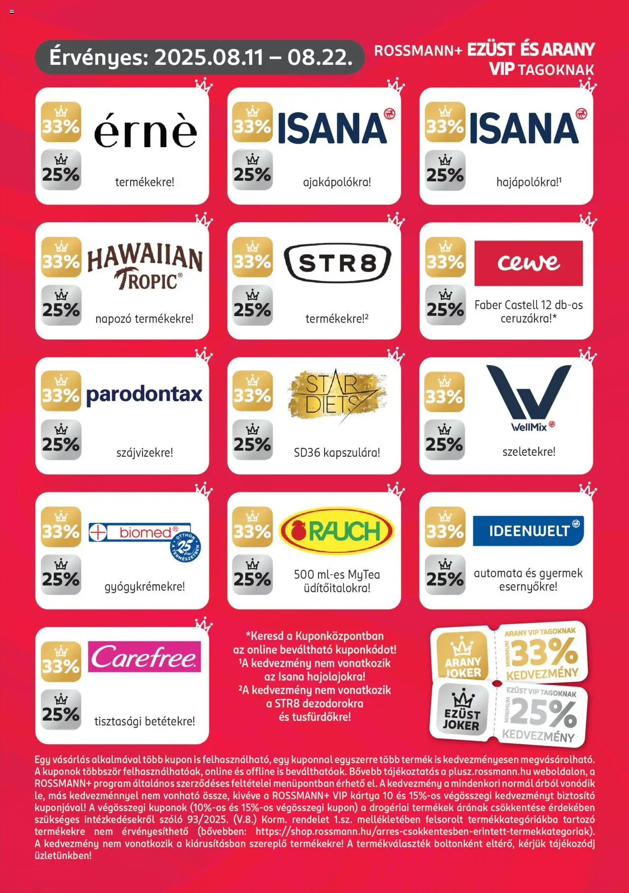 Rossmann akciós ujság - amely érvényes a következő dátumtól: 11.08.2025 | Oldal: 3 | Termékek: Szőlő, Tea