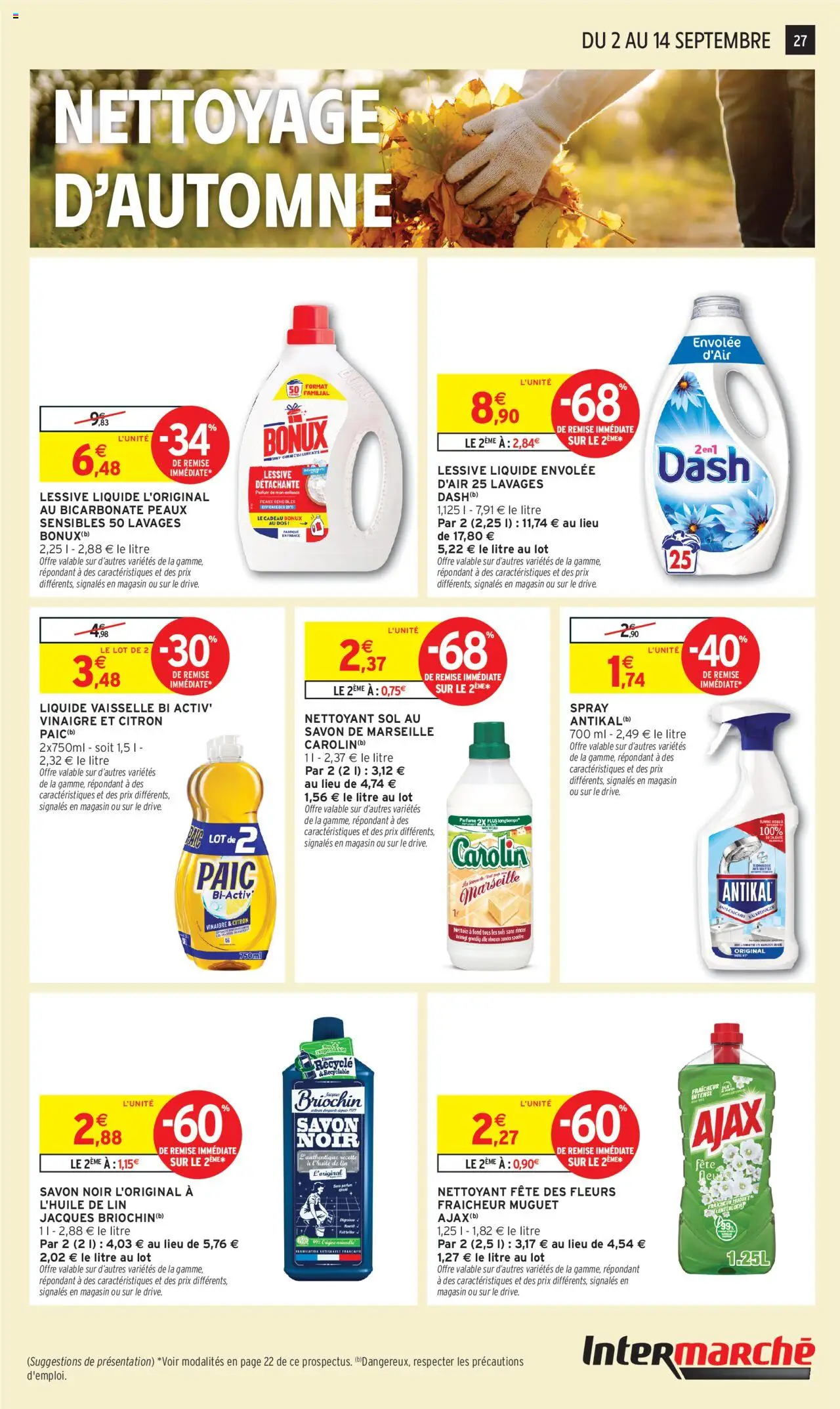  | Page: 27 | Produits: Savon, Lessive Liquide, Détergent, Lessive