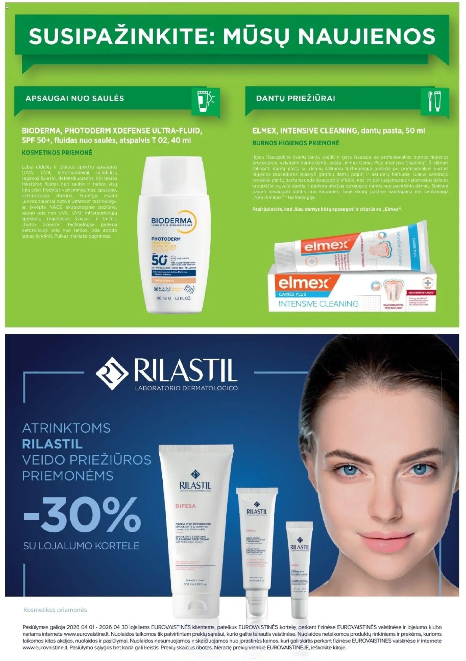 EUROVAISTINĖ akcijos nuo 31.03.2026 | Puslapis: 28 | Prekių: Dantų pasta