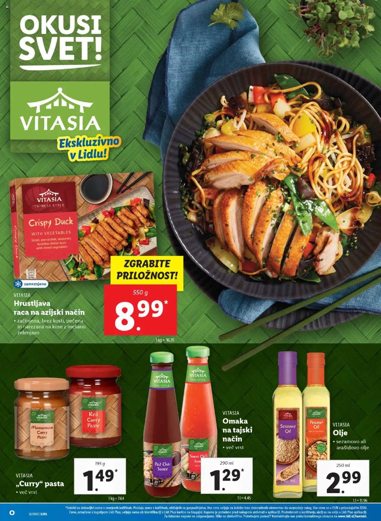 Lidl - Ljubljana │ velja od 07.08.2025 | Stran: 24 | Izdelki: Olje, Omaka