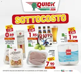 Anteprima del volantino SISA Quick catalogo valido a partire dal 14.10.2025