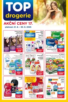 Náhled letáku Top drogerie leták od 21.08.2025