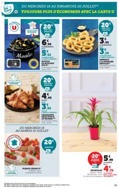  | Page: 21 | Produits: Tomate cerise, Moules de bouchot, Beurre