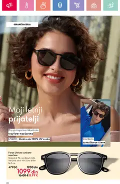Oriflame katalog - važi od 13.07.2025 | Strana: 20 | Proizvode: Naočare