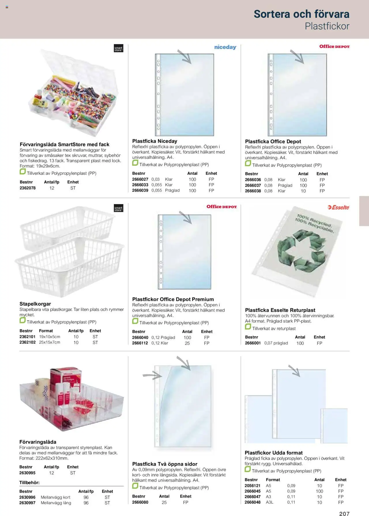 Office Depot reklamblad aktuell från 15.02.2024 | Sida: 209 | Produkter: Plastficka