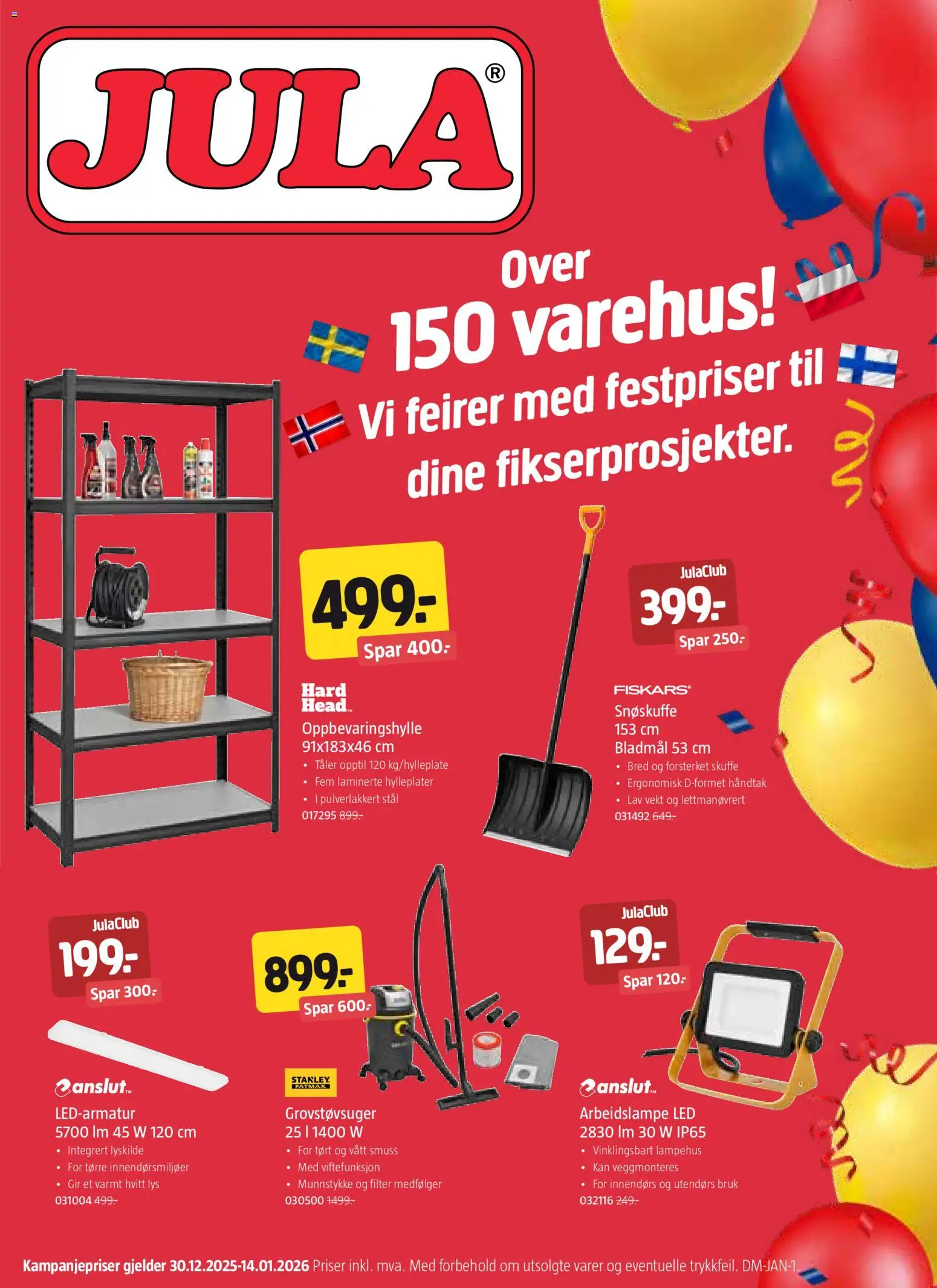 {H1} | Side: 1 | Produkter: Arbeidslampe, Vekt, Lys, Håndtak