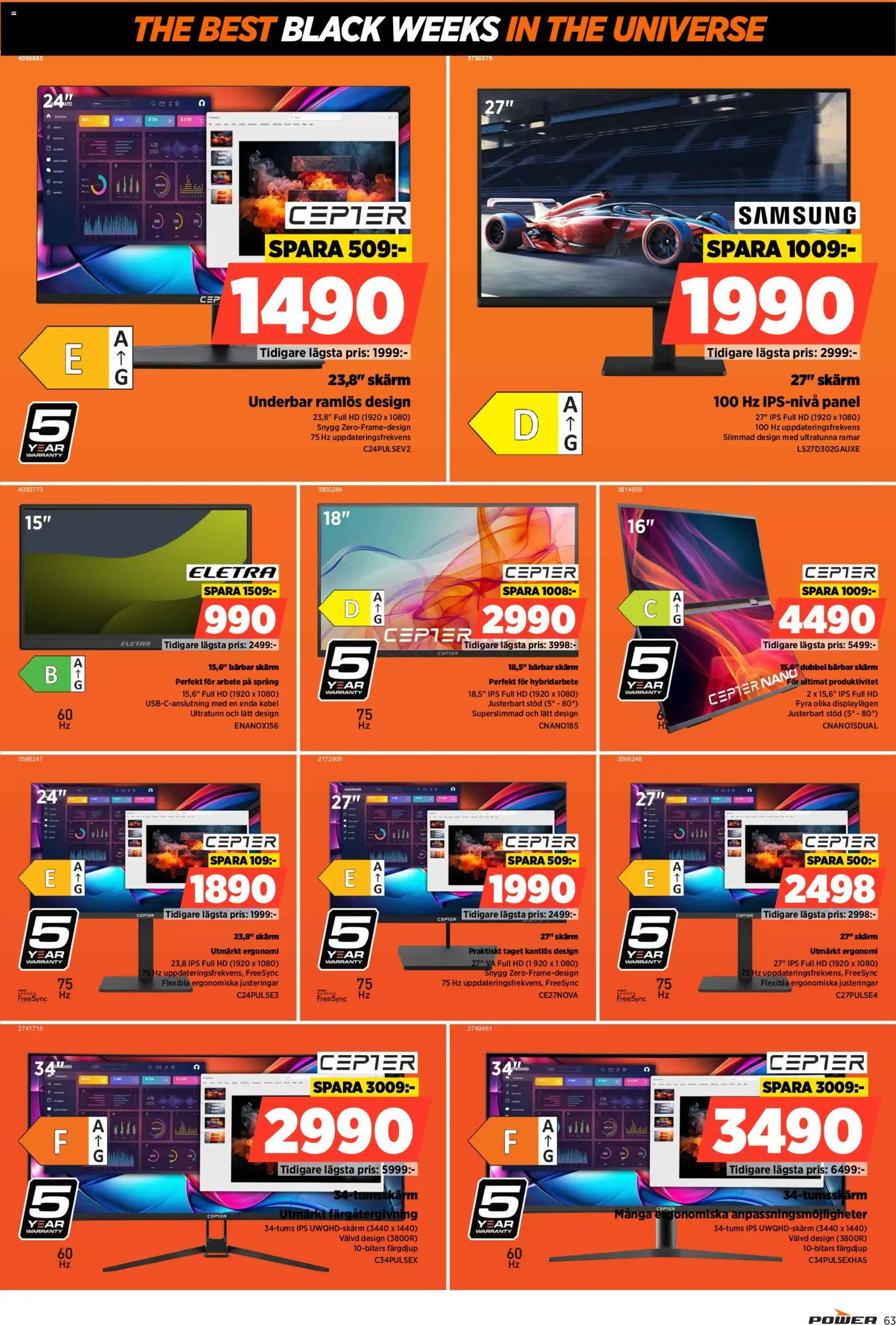 Power reklamblad aktuell från 24.11.2025 | Sida: 63 | Produkter: Kabel