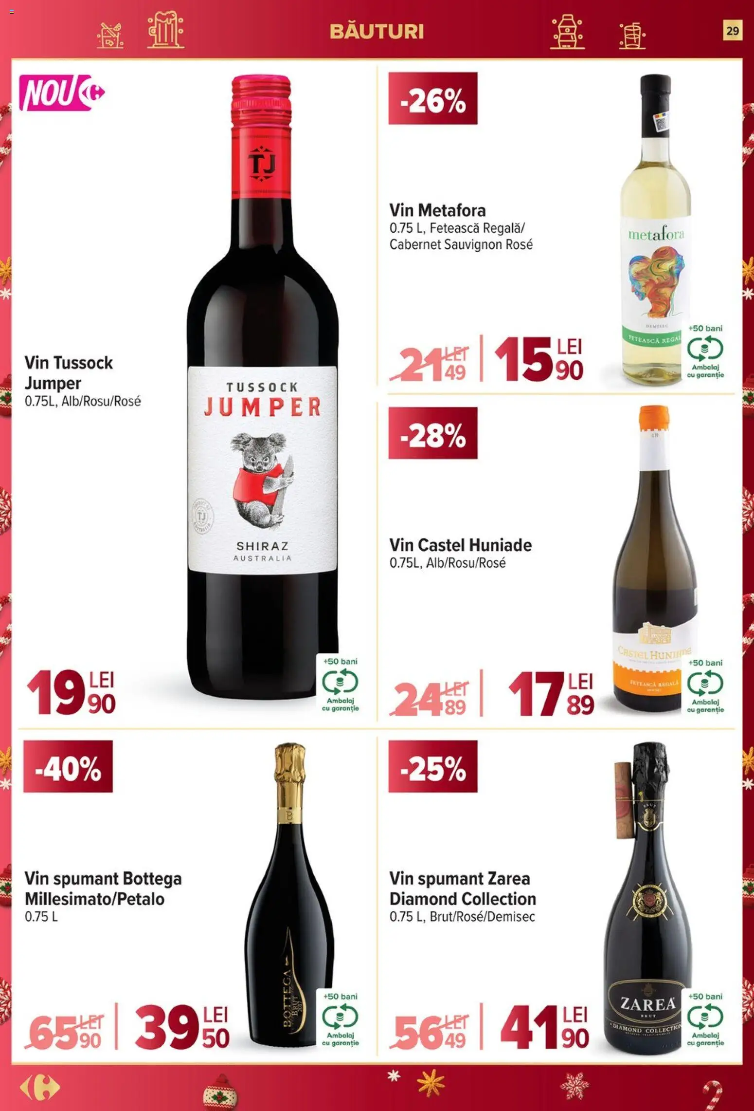 Noul catalog Carrefour – valabil de la 17.12.2025 | Pagină: 29 | Produse: Vin