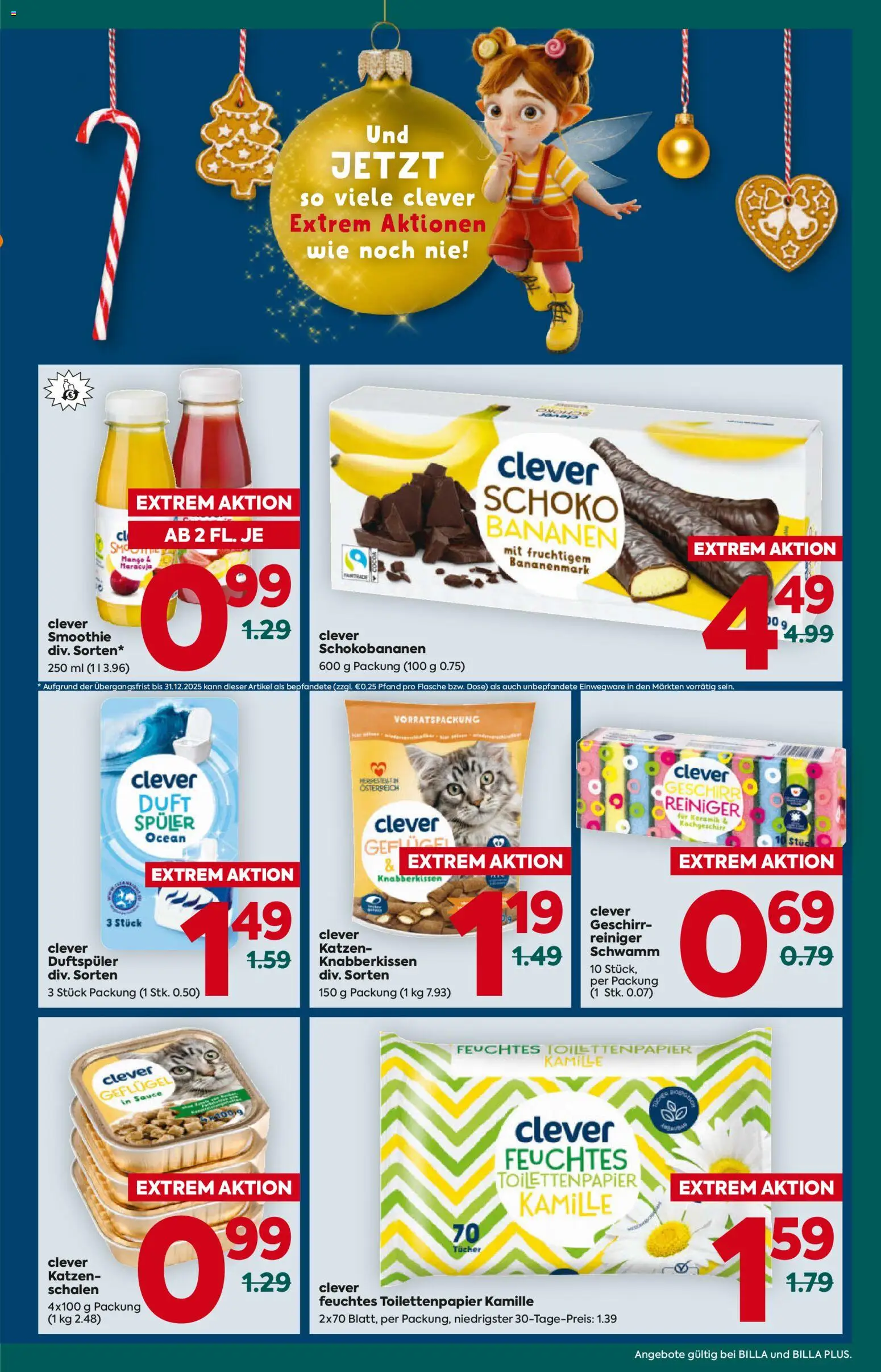 Billa Plus Flugblatt - Burgenland gültig ab 04.12.2025 | Seite: 9 | Produkte: Duft, Bananen