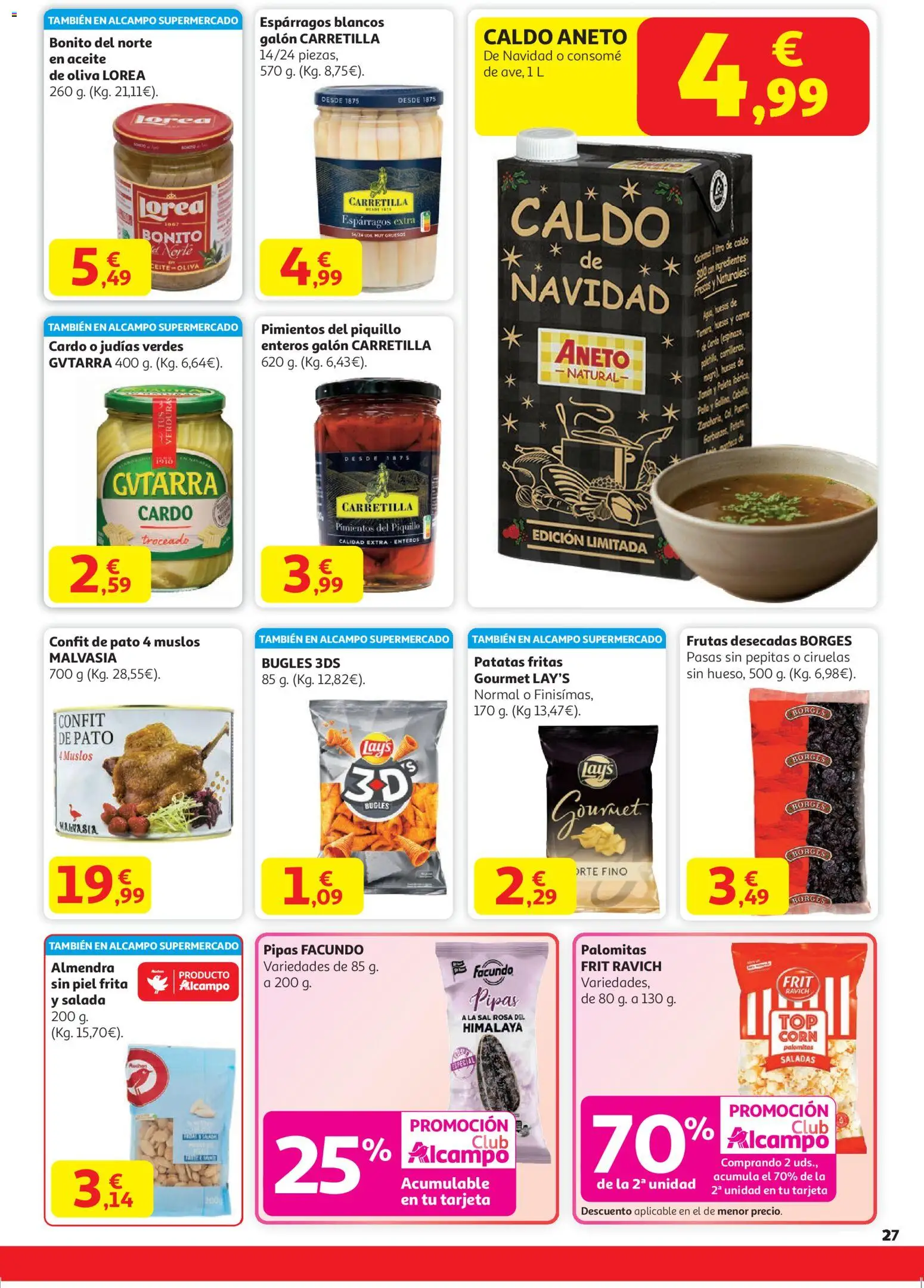 Alcampo - HP Unico │ válido desde el 11.12.2025 | Página: 27 | Productos: Κρεμάστρα, Aceite, Νερό καρύδας