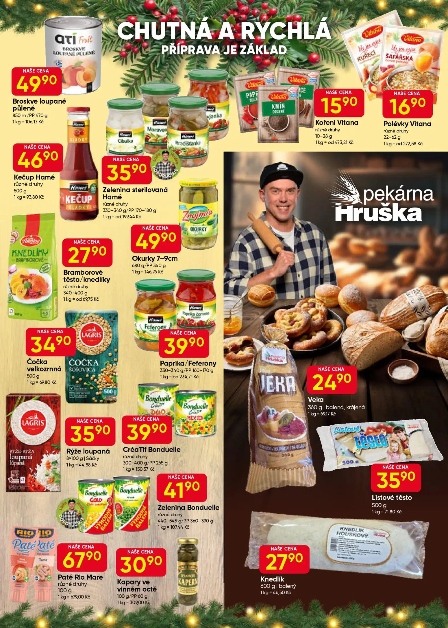 Hruška leták od 22.12.2025 | Strana: 5 | Produkty: Kečup, Zelenina, Pekárna, Těsto