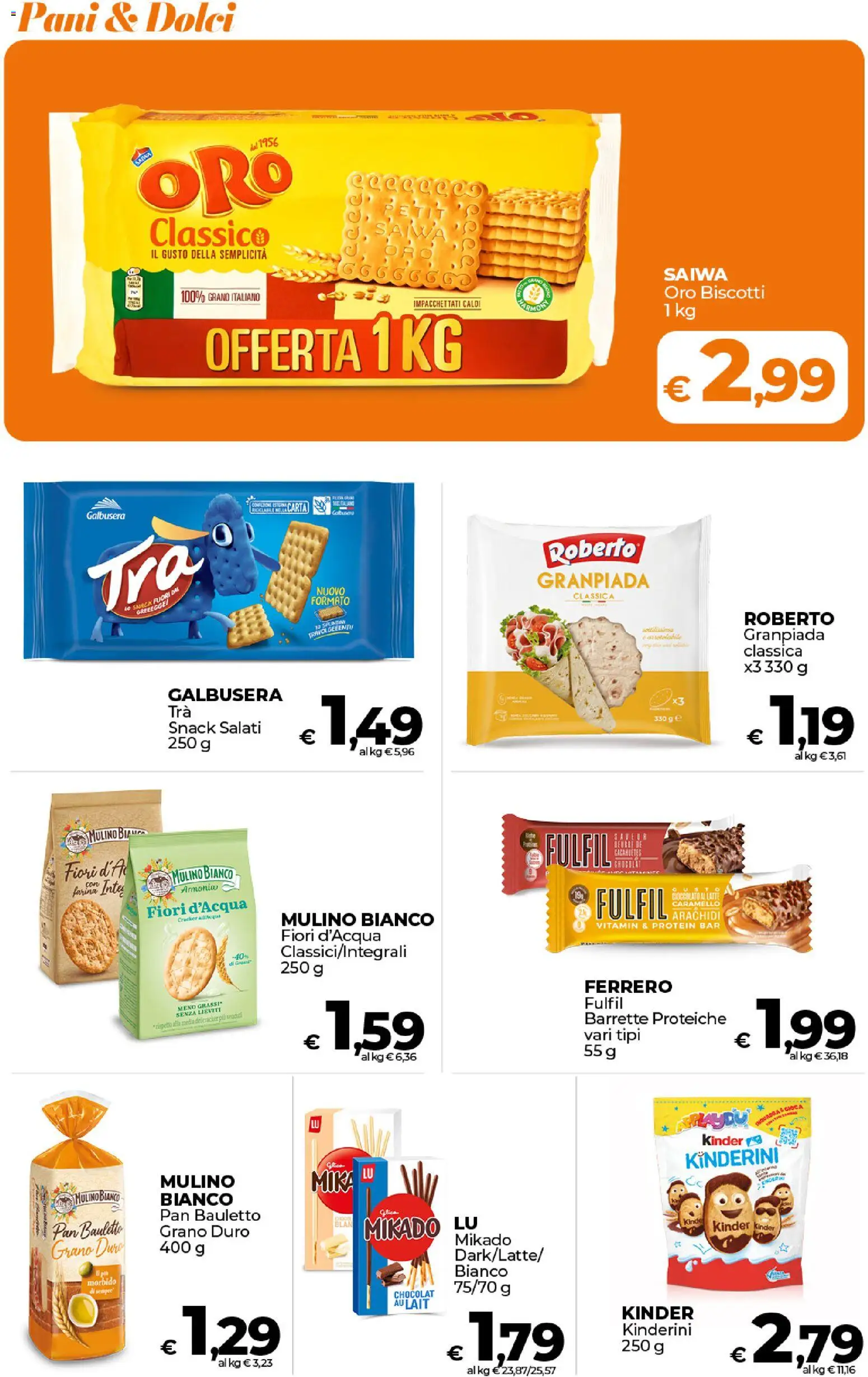 Volantino Ipercoop del 27.01.2026 | Pagina: 35 | Prodotti: Biscotti, Farina, The, Arachidi