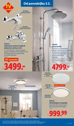 Livarno LED plafonjera za kupatilo, Dugotrajni LED modul neutralno belog svetla koji štedi energiju - pregled Lidl kataloga - važi od 29.01.2026 | Strana: 61 | Proizvode: Kupatilo, Tuš