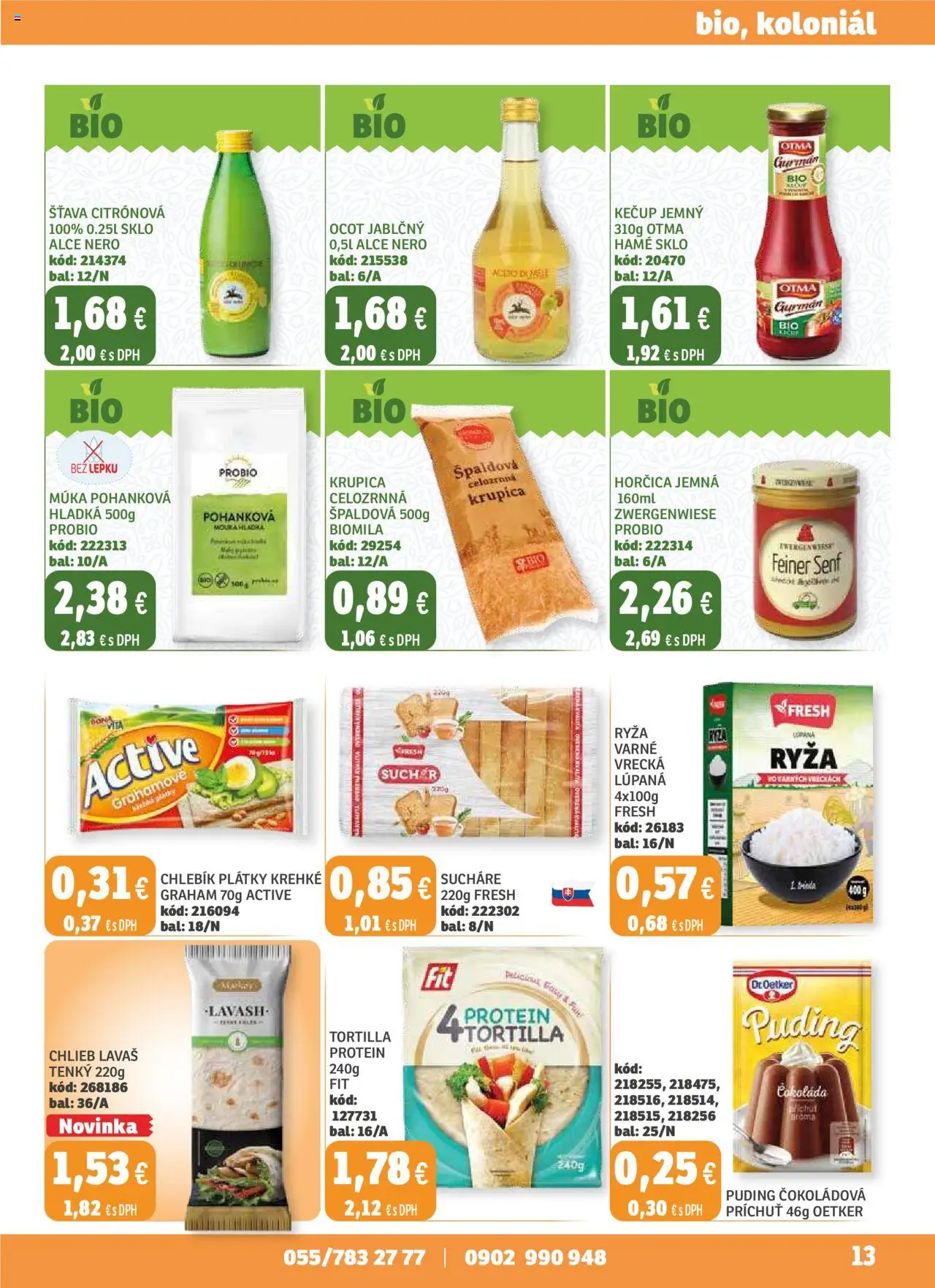 Labaš magazín │ platný od 22.08.2025 | Strana: 13 | Produkty: Chlieb, Tortilla, Ryža, Krupica