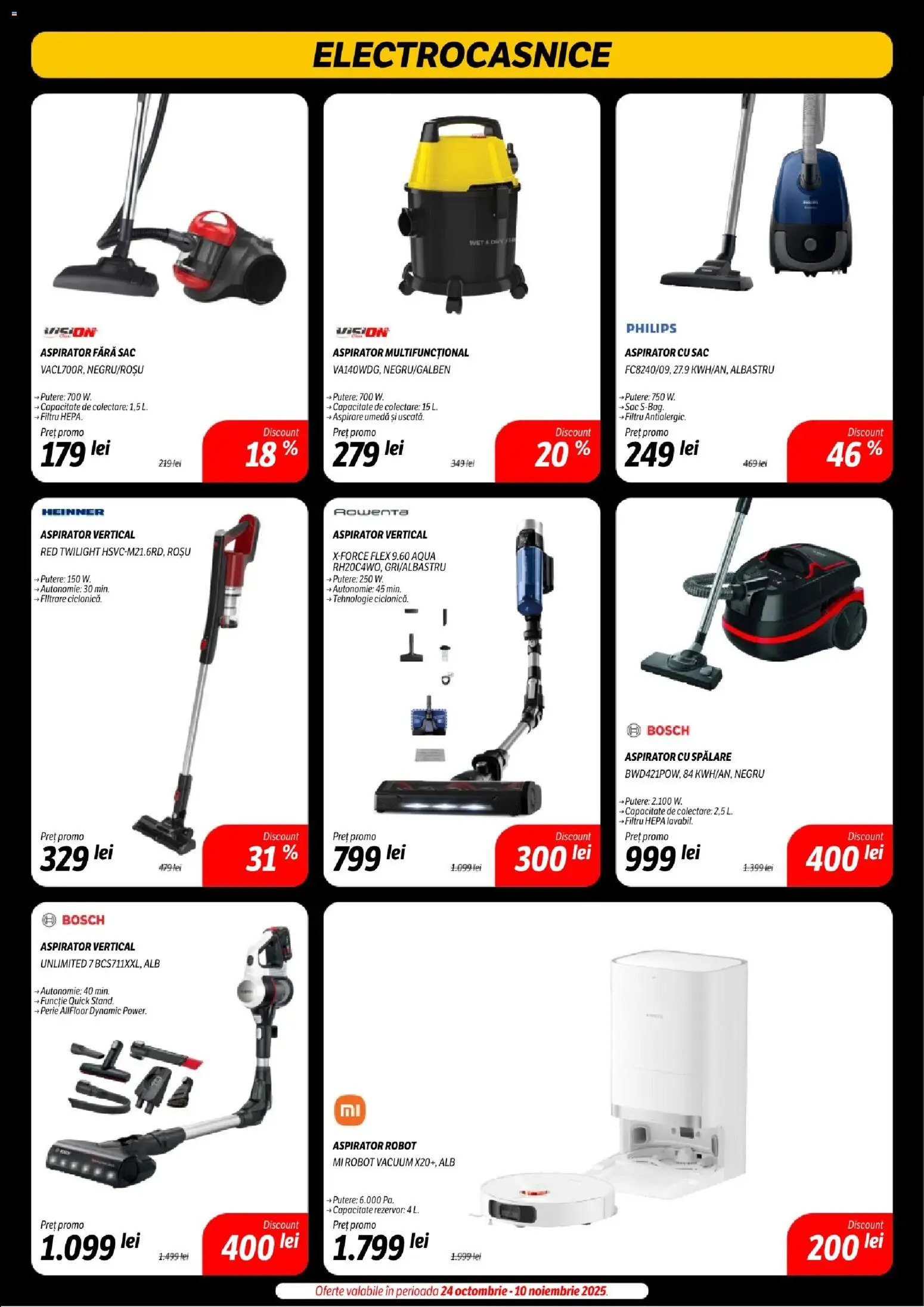 Noul catalog Flanco – valabil de la 07.11.2025 | Pagină: 49 | Produse: Enginar, Aspirator, Robot, Perie