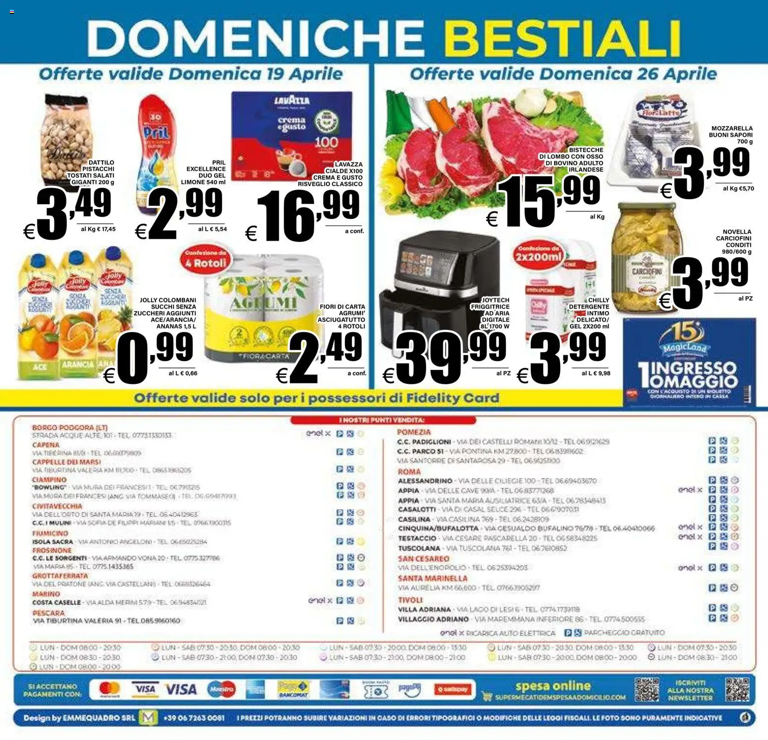 Volantino DEM del 17.04.2026 | Pagina: 20 | Prodotti: Detergente, Intimo, Lavazza, Friggitrice