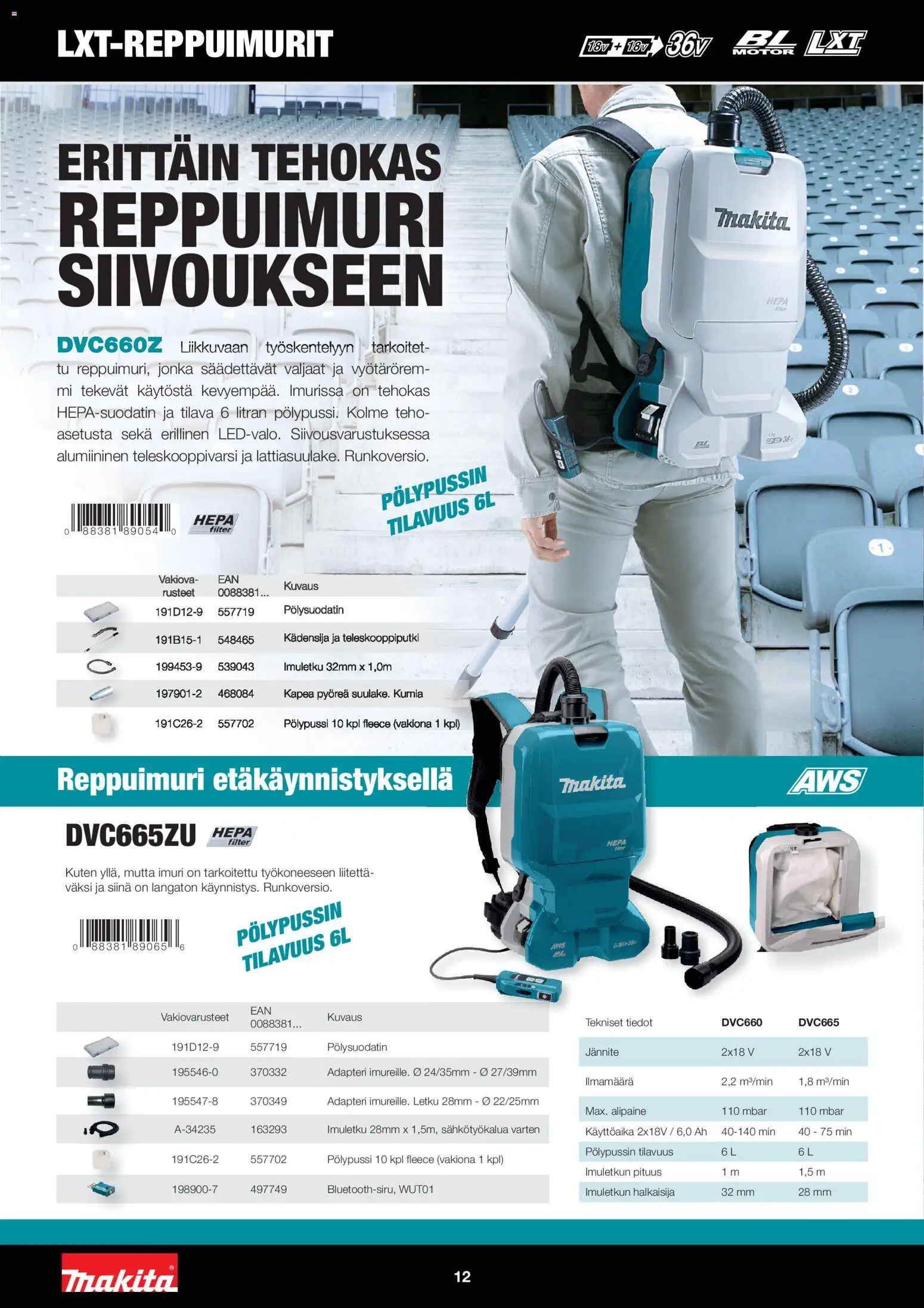 Makita tarjoukset – voimassa 01.12.2025 alkaen | Sivu: 12