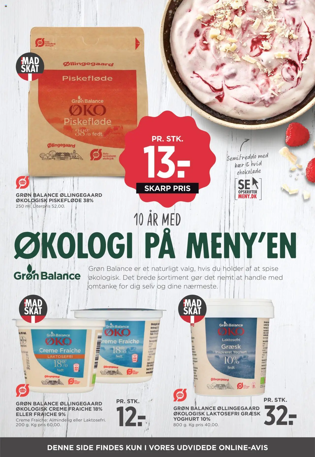 Meny tilbudsavis – gyldig fra 19.09.2025 | Side: 15 | Produkter: Yoghurt, Creme, Chokolade, Creme fraiche
