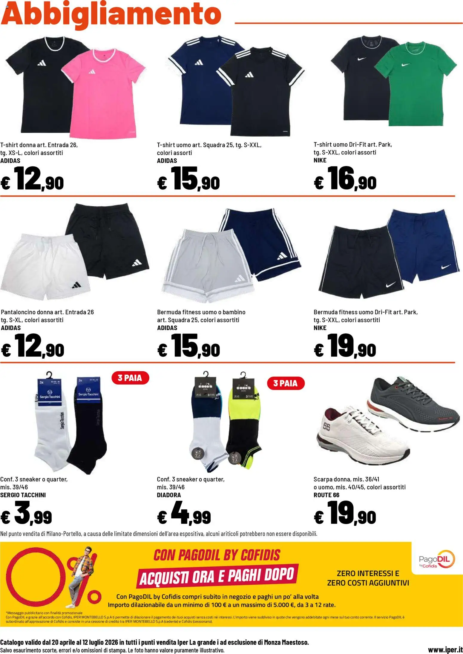 Volantino Iper del 20.04.2026 | Pagina: 24 | Prodotti: Bermuda