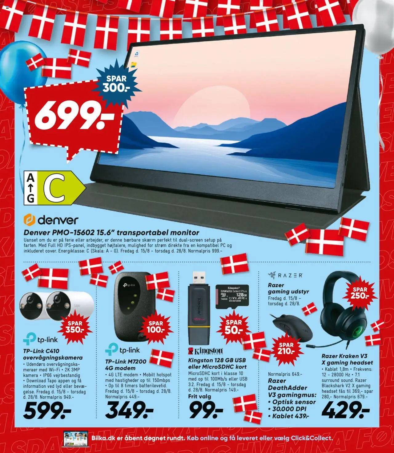 Bilka Tilbudsavis gyldig fra 15.08.2025 | Side: 11 | Produkter: Skærm, USB, PC, Lyd