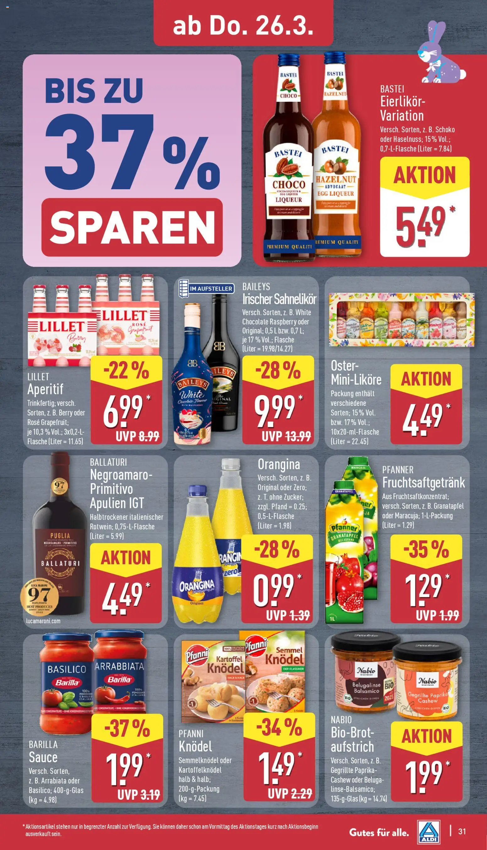 Aldi Prospekt 	 – gültig ab 23.03.2026 | Seite: 37