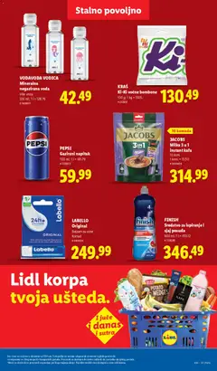 PEPSI, Gazirani napitak 330 ml; 1 l = 181.79 - pregled Lidl kataloga - važi od 19.03.2026 | Strana: 39