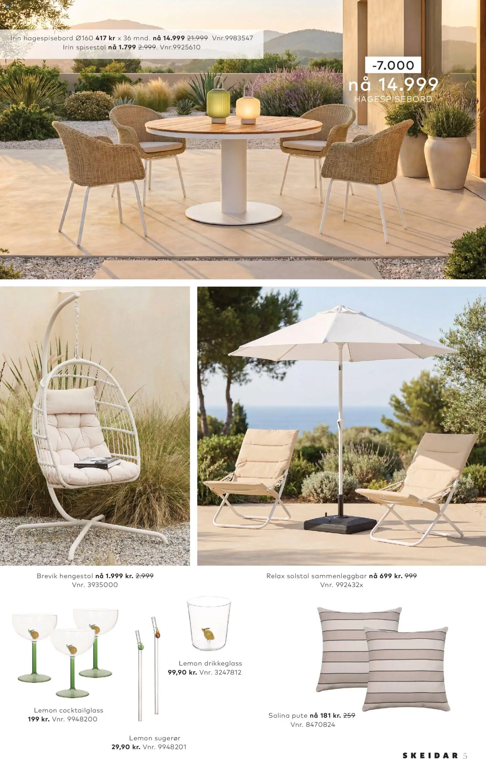 {H1} | Side: 5 | Produkter: Spisestol, Pute