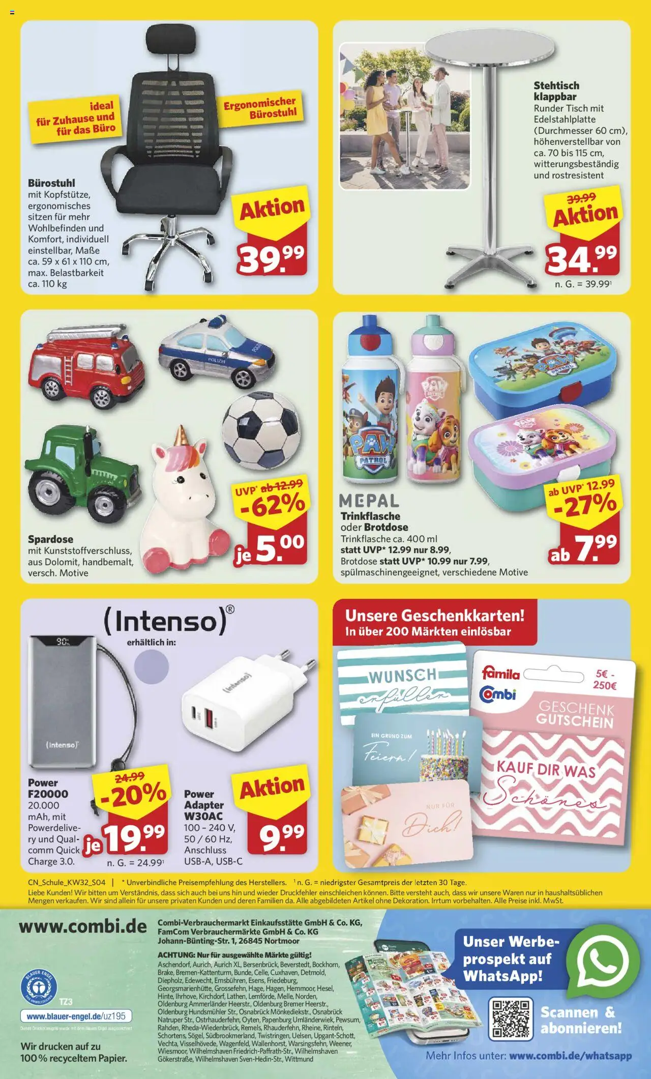 Combi Sonderangebote - gültig ab dem 03.08.2025 | Seite: 4 | Produkte: Adapter, Tisch