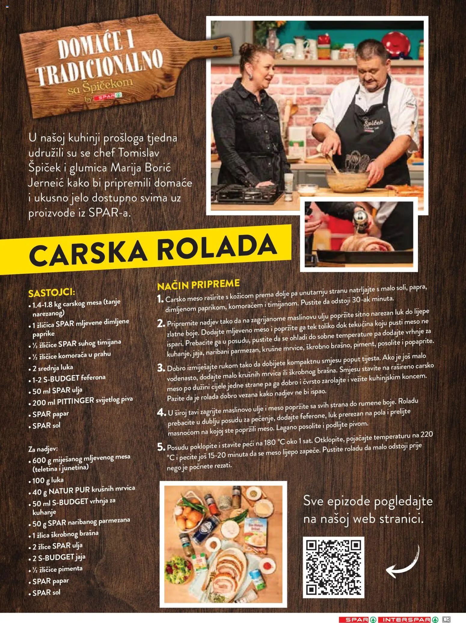 Spar katalog | vrijedi od 08.03.2026 | Stranica: 7 | Proizvodi: Carsko meso, Teletina, Maslinovo ulje, Papar
