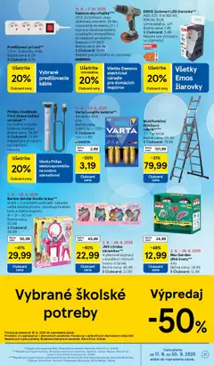 Nové Tesco akcie – leták je platný od 17.09.2025 | Strana: 31