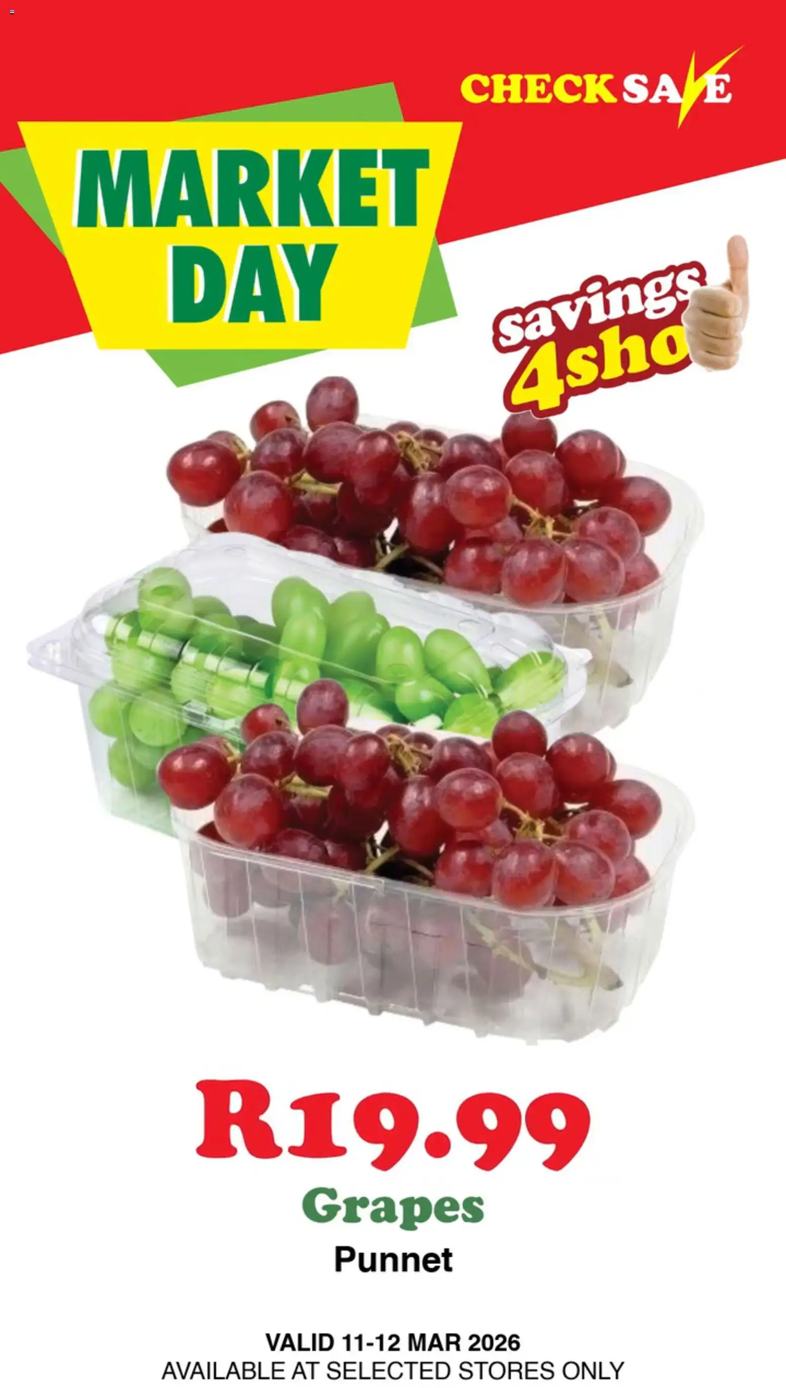 New Check Save catalogue – valid from 11.03.2026 | Page: 9 | Products: Grapes