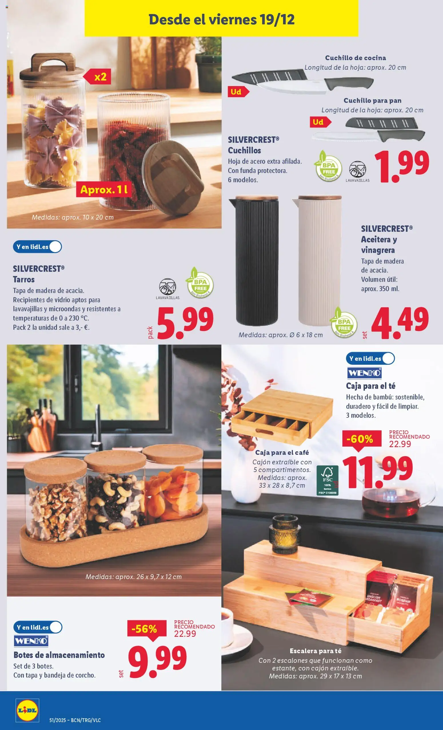 Lidl folleto de bazar │ válido desde el 15.12.2025 | Página: 32 | Productos: Té, Funda, Lavavajillas, Bandeja